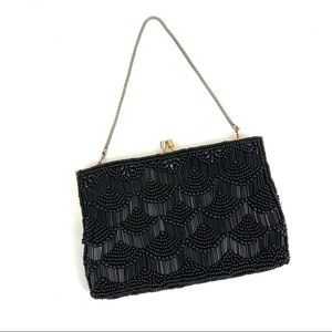 Vintage Delill Beaded Clutch Evening Bag